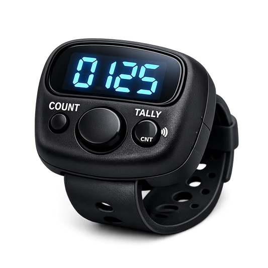 Digital Tally Counter (or Japa Counter) Ring